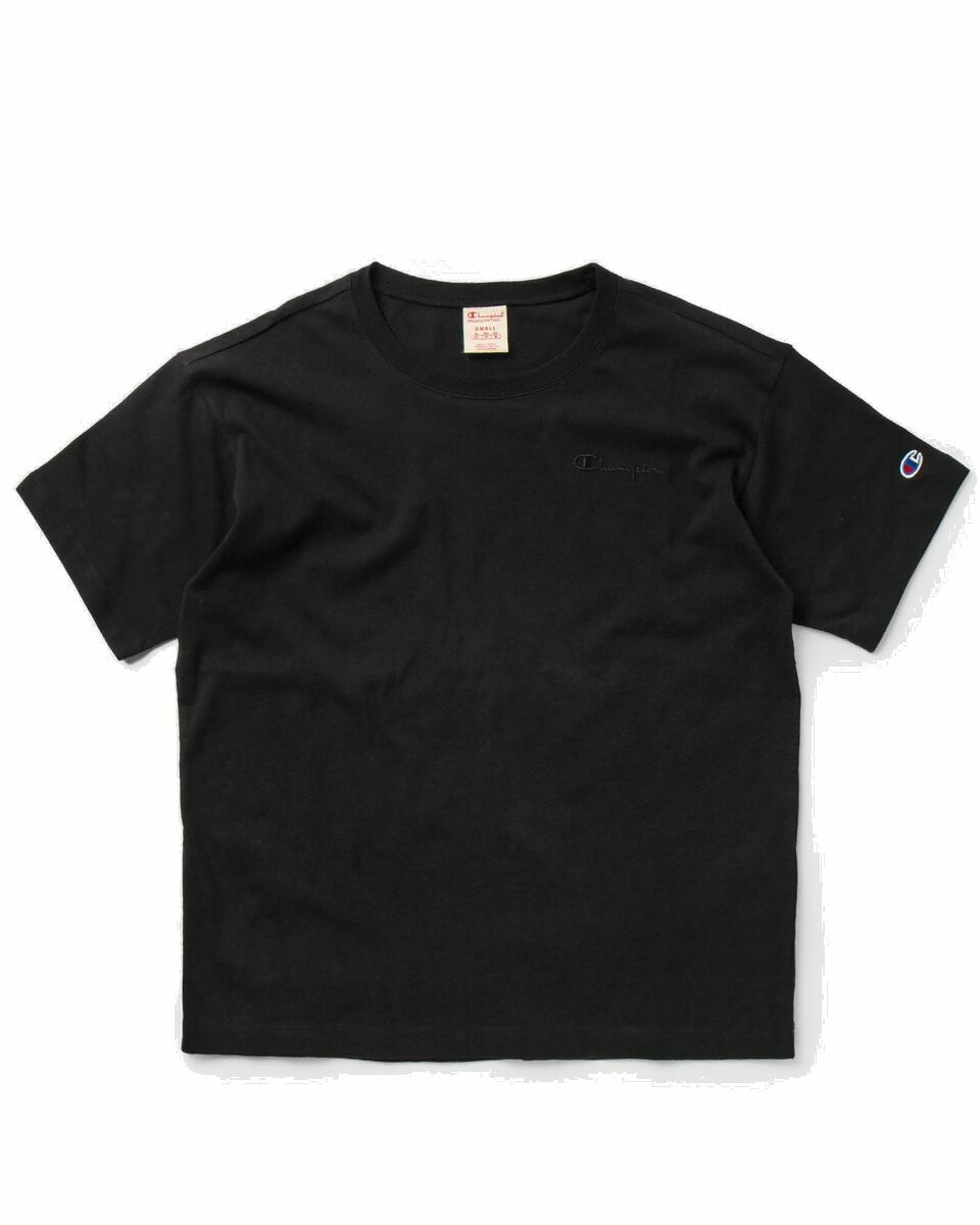 Photo: Champion Wmns Crewneck Tee Black - Womens - Shortsleeves