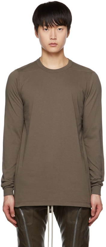 Photo: Rick Owens Gray Level Long Sleeve T-Shirt