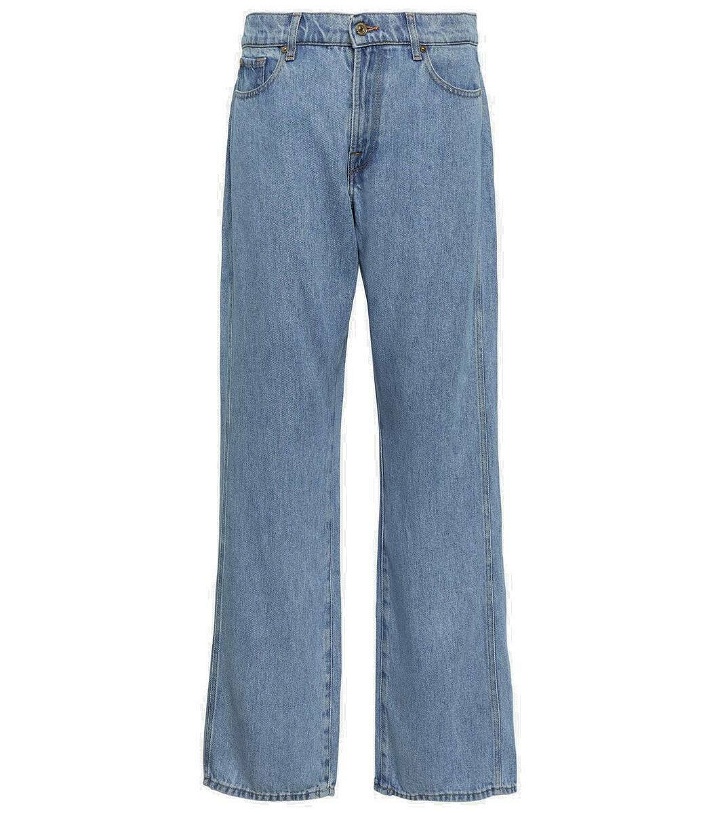 Photo: 7 For All Mankind Tess high-rise straight jeans