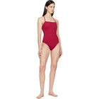 Loulou de Saison Red Itak LDS Criss-Crossing Straps Swimsuit
