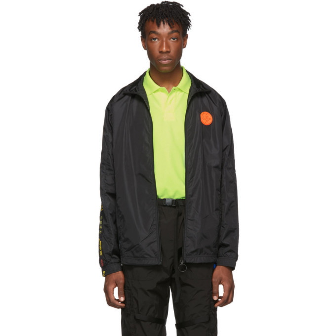 Photo: Off-White Black Nylon Track Jacket