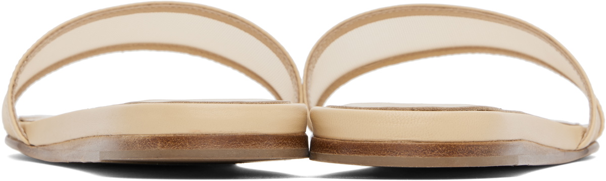 Le Monde Beryl Beige Mesh Pool Sandals