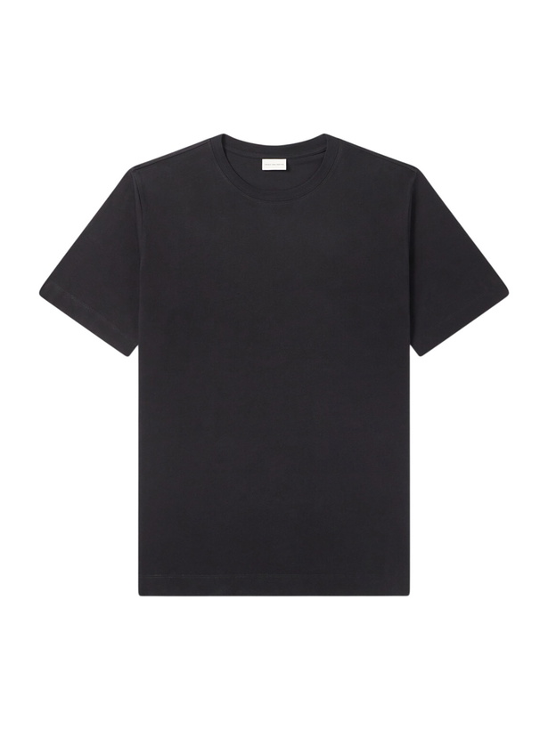 Photo: Dries Van Noten - Cotton-Jersey T-Shirt - Black