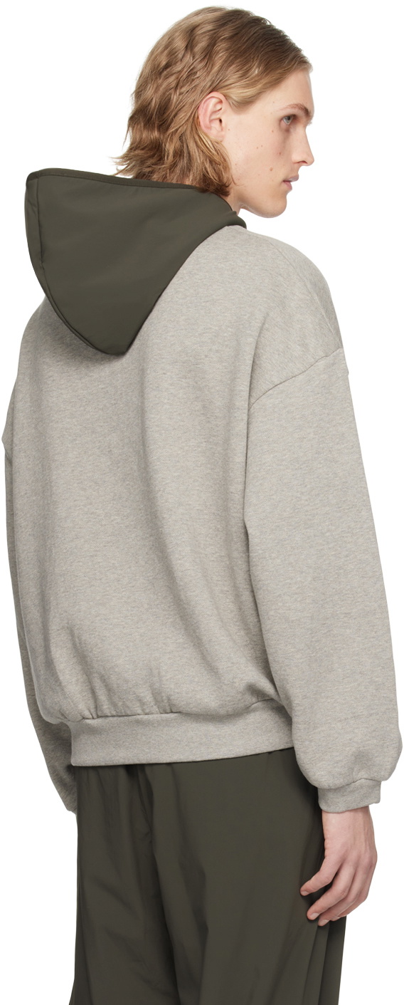 Fear of God ESSENTIALS: Beige Bonded Hoodie