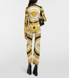 Versace Barocco jersey track jacket