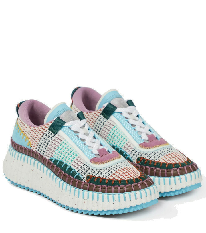 Photo: Chloe - Nama embroidered low-top sneakers