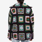Samsøe Samsøe Women's Tess Knit Overshirt Pull Over in Crochet