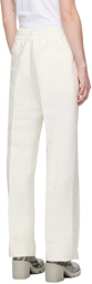 Burberry Off-White Lightweight Trousers