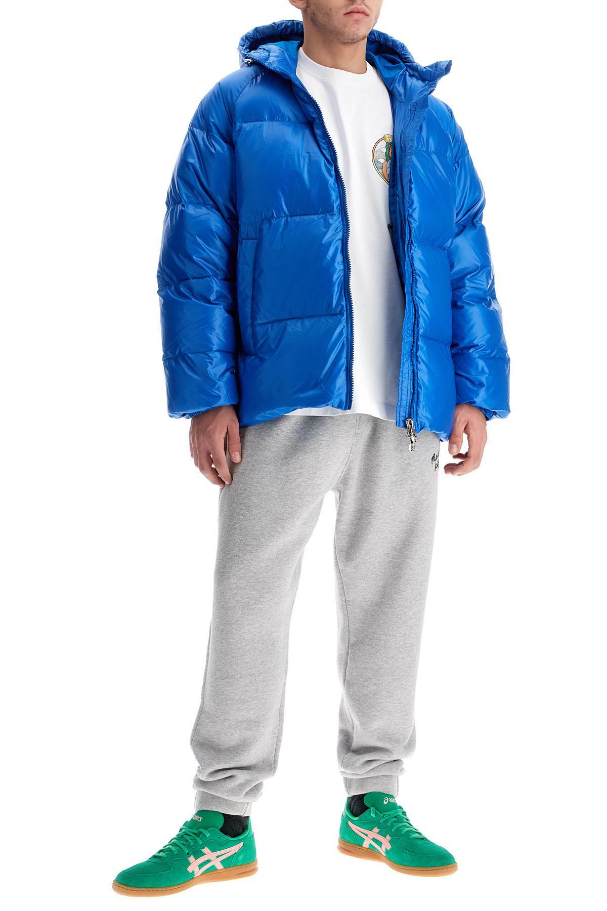 PYRENEX sten 3 shiny down jacket Blue