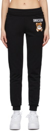 Moschino Black Teddy Bear Lounge Pants