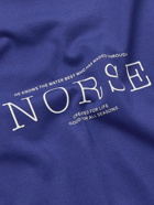 Norse Projects - Johannes Logo-Print Cotton-Jersey T-Shirt - Blue