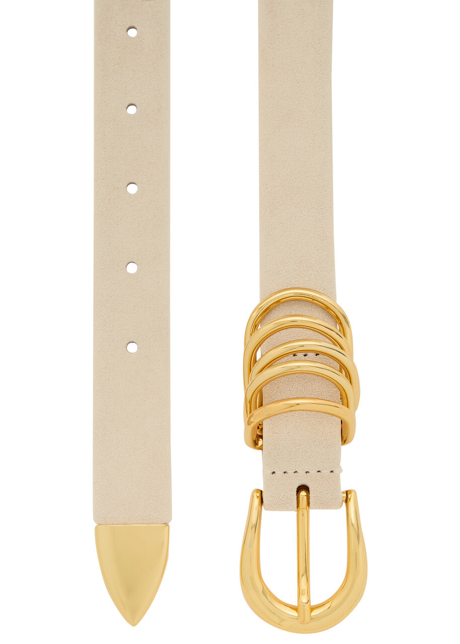 Dehanche Hollyhock Suede Belt Beige