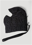 Quilted Storm Cap Balaclava in Black