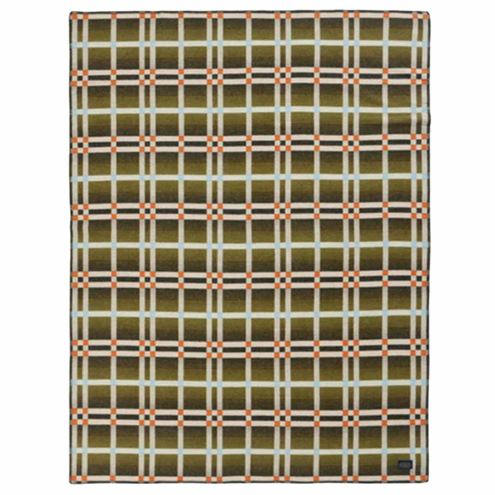 Photo: Pendleton Four Square Throw in Slide Mountain Olive 