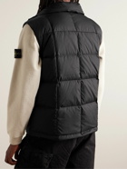 66 North - Dyngja Logo-Embroidered Quilted Recycled-Shell Down Gilet - Black