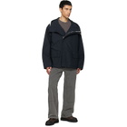 nanamica Navy Hooded Deck Jacket