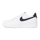 Nike White and Black Air Force 1 07 Craft Sneakers