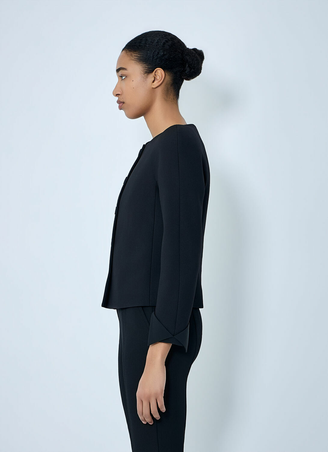 Chloé Collarless Fitted Jacket