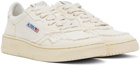 AUTRY Off-White Medalist Low Sneakers