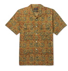 Beams Plus - Camp-Collar Printed Cotton Shirt - Tan