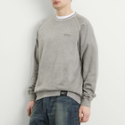 Neighborhood Men's Pigment Dyed Logo Sweatshirt in Gray