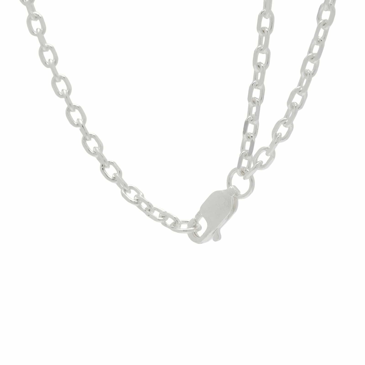 TwoJeys Men's Icon Double Chain Necklace in Silver 