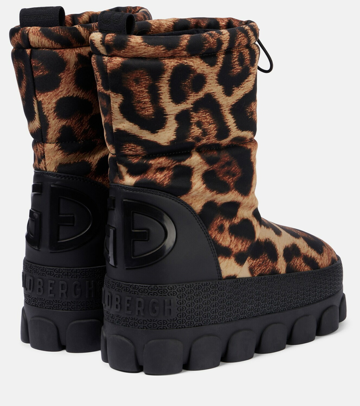 Goldbergh Snowy leopard-print snow boots