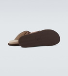 Brunello Cucinelli Suede slides
