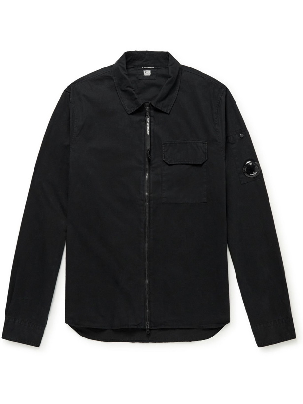 Photo: C.P. Company - Cotton-Gabardine Overshirt - Black