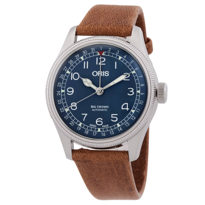 Photo: Oris Big Crown Pointer Date Automatic Blue Dial Watch 01 754 7785 4065-07 6 20 10