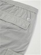 C.P. Company - Slim-Fit Straight-Leg Chrome-R Cargo Shorts - Gray