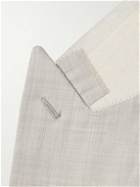 Givenchy - Double-Breasted Wool-Twill Blazer - Gray