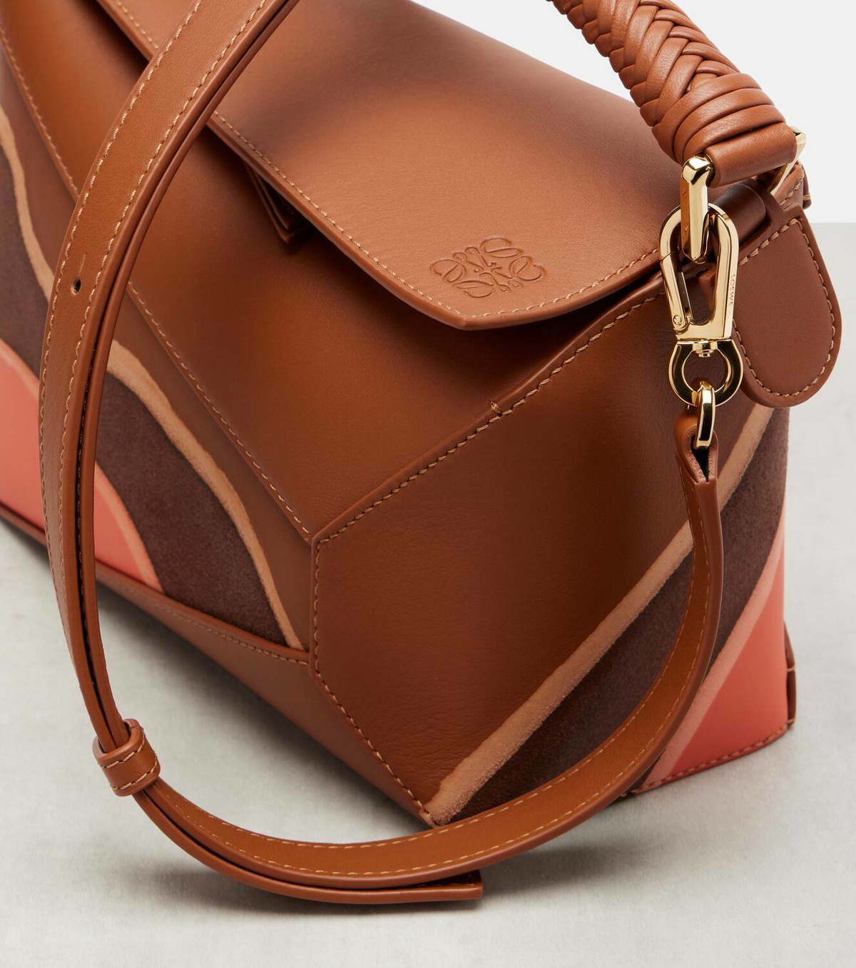 ハンドバッグ Loewe SMALL PUZZLE EDGE LANDSCAPE HANDBAG Loewe Puzzle Edge Landscape Small shoulder bag Loewe