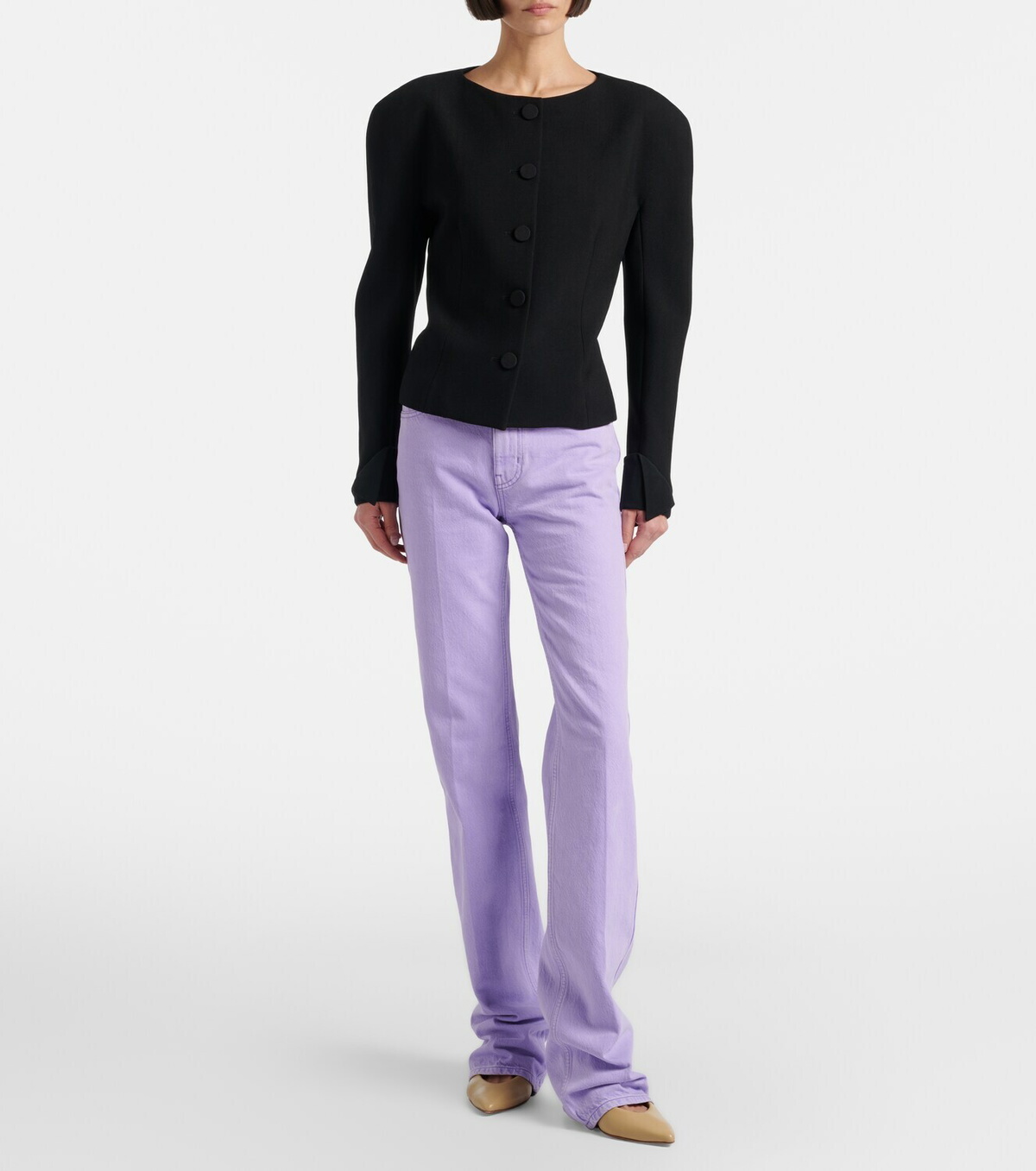 Chloé Virgin wool crêpe cardigan