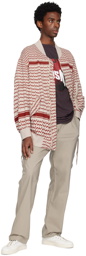 Undercoverism Taupe Graphic Bomber Jacket