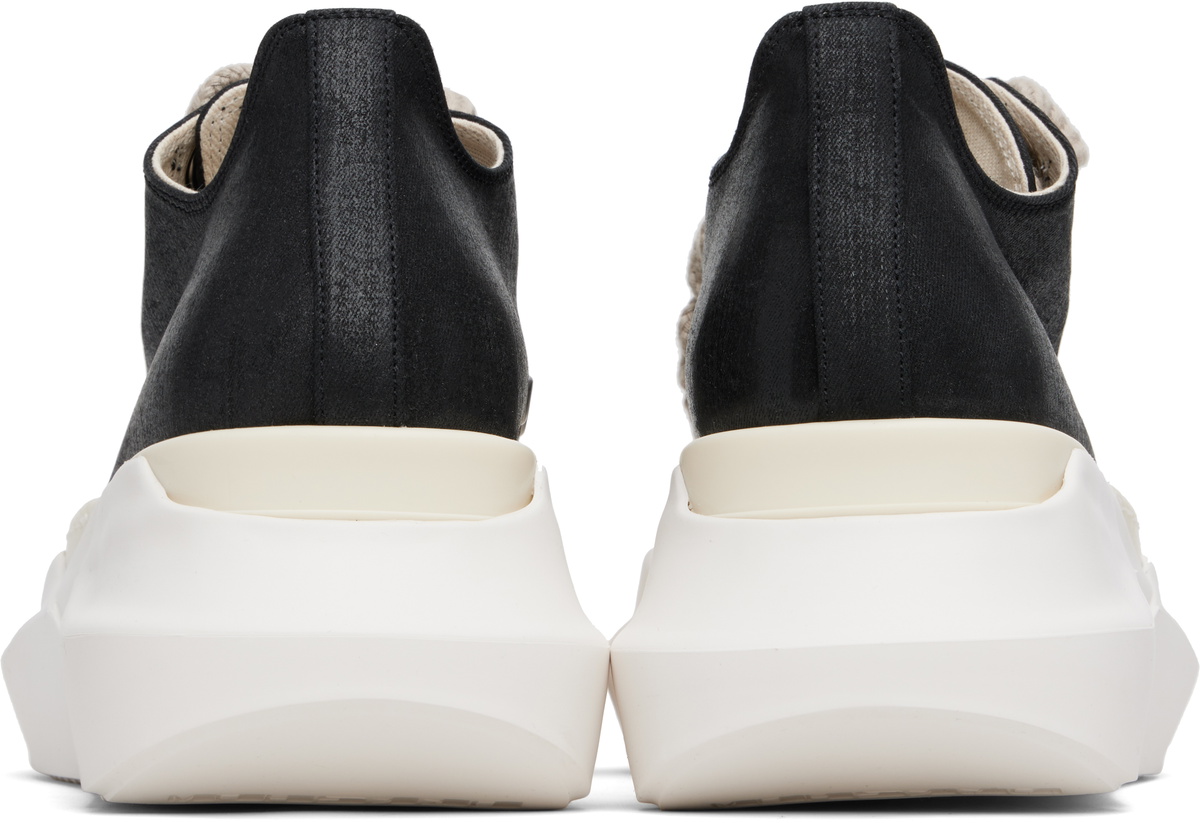 Rick Owens DRKSHDW Black Hollywood Jumbo Laces Abstract Low