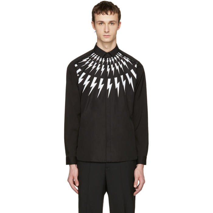 Photo: Neil Barrett Black Thunderbolt Shirt