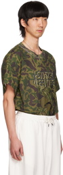 LU'U DAN Green Snake Oversized Concert T-Shirt