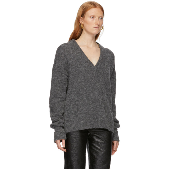 Tibi v 2025 neck sweater