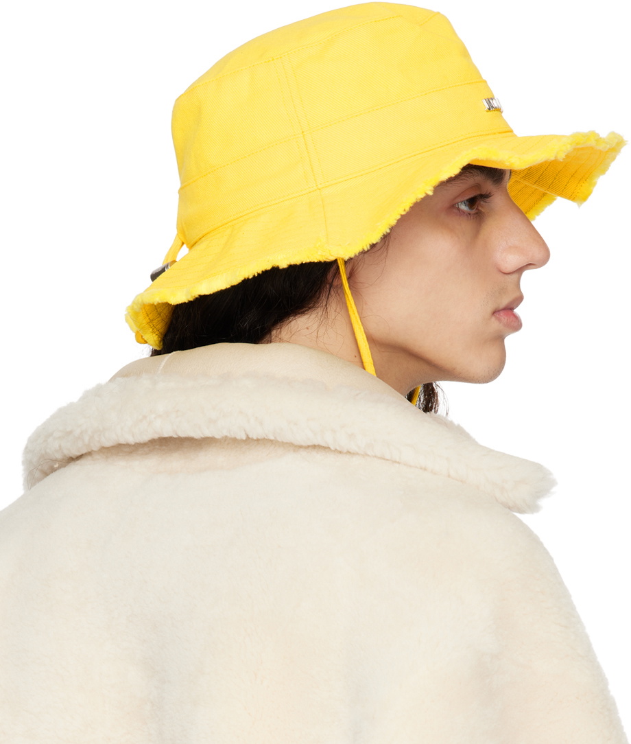 JACQUEMUS イエローフリンジハット Jacquemus Yellow 'Le Bob Artichaut' Bucket Hat Jacquemus