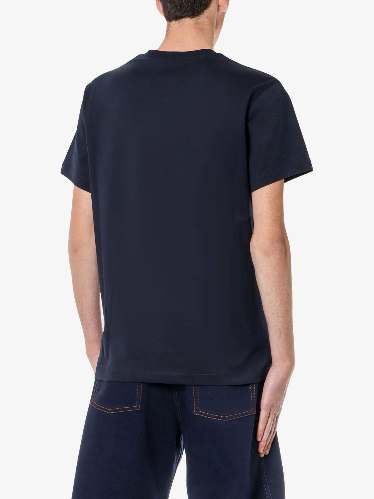 Burberry T Shirt Blue Mens Burberry