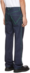 Bottega Veneta Indigo 3-Stitch Denim Jeans