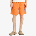 Human Made Men's Heart Swim Shorts in Orange