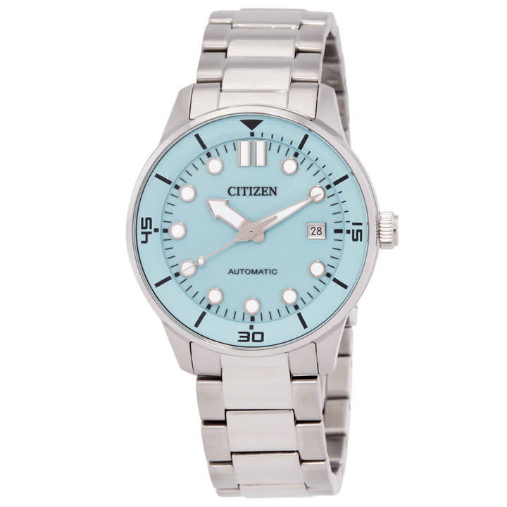 Photo: Citizen Mechanical Automatic Blue Dial Mens Watch NJ0191-83M