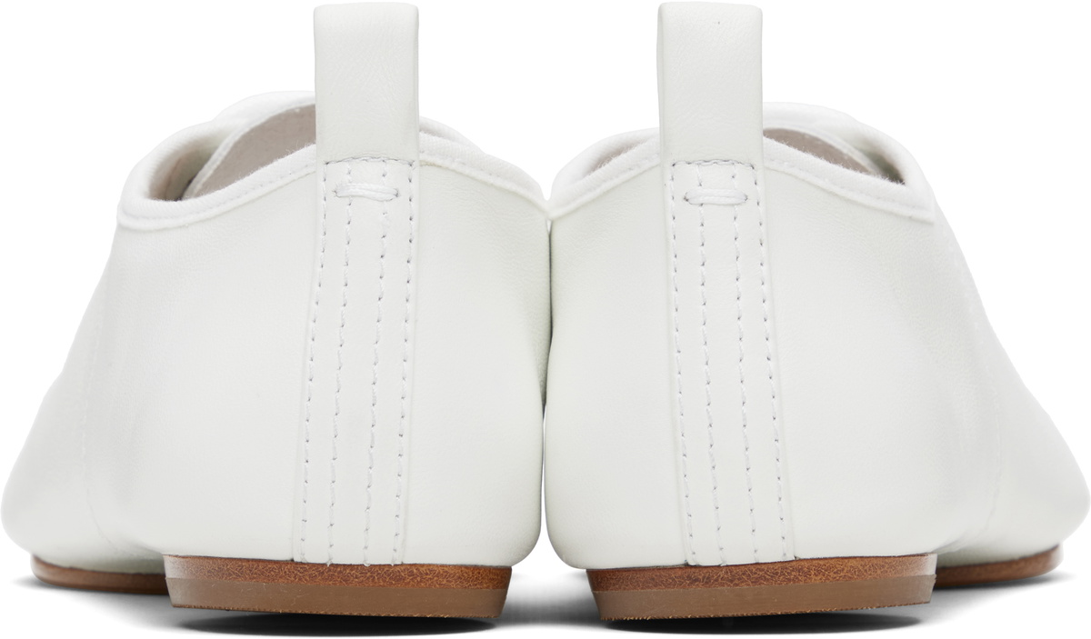 Maison Margiela White Tabi Jazz Lace-Up Derbys