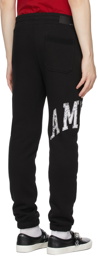 AMIRI Black Logo Varsity Lounge Pants