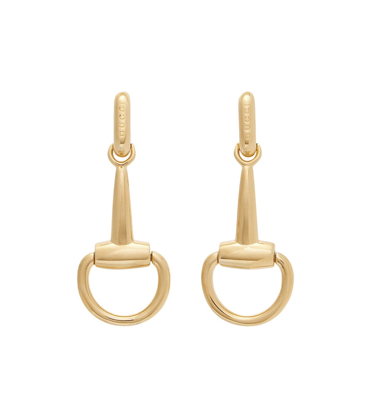 Photo: Gucci Horsebit drop earrings