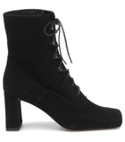 By Far - Claude lace-up suede ankle boots