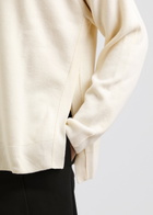 Wooyoungmi Side-split Wool Jumper Ivory