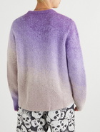 ERL - Dégradé Mohair-Blend Sweater - Purple